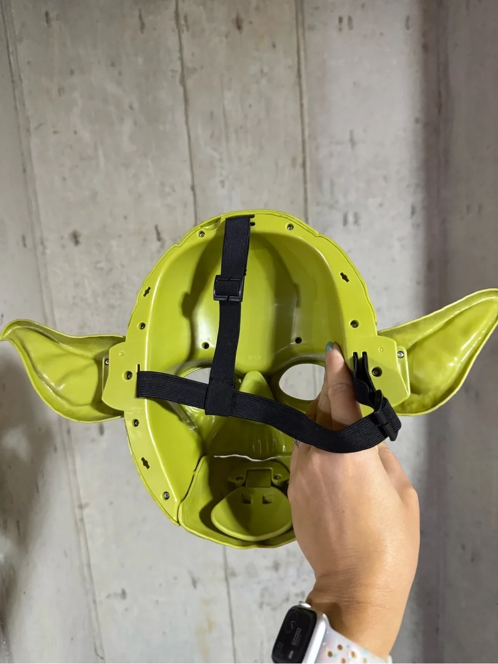 Kids Green Yoda Halloween Mask - Adjustable Strap